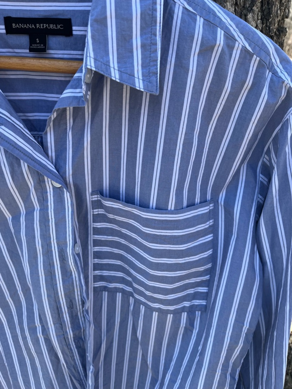 Banana Republic Striped Blouse in size S - Picture 3 of 4